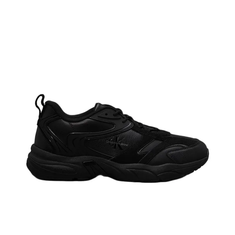 CKJ CALVIN KLEIN JEANS Low Top Casual Shoes Men's Black-1