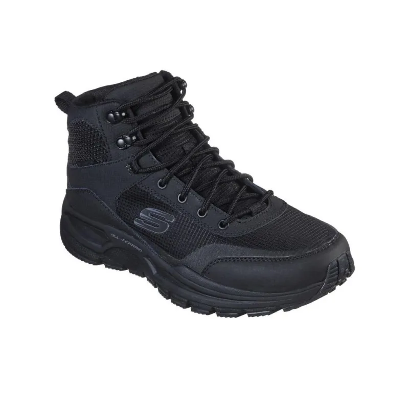 Skechers Escape Plan Anti-Slip Wear-Resistant High-Top Trail Running Running Shoes Men's Black-2