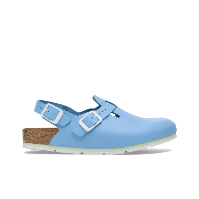 Birkenstock Rubber Sole Abrasion-Resistant Wrap-toe Slippers Unisex Blue-1