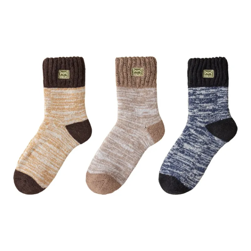 MIIOW Mid Calf Socks Men's Combo Set-2