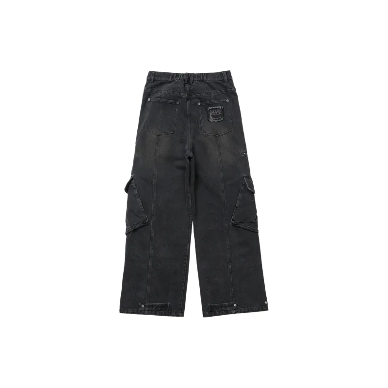 XVESSEL Jeans Unisex Black-1