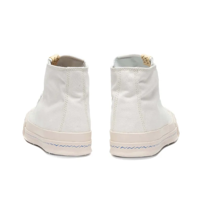 Visvim Abrasion Resistant Slip Resistant High Top Canvas Shoes Men's White-3