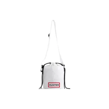HUNTER Nylon Bucket Bag, Shoulder Bag, Crossbody Bag Unisex White