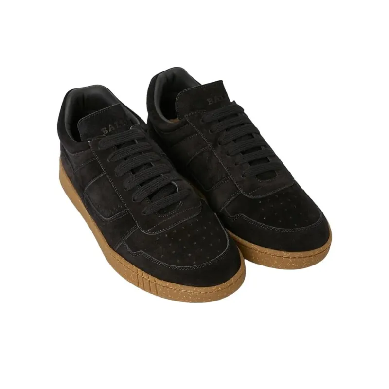 BALLY Weky Low Top Skateboard Shoes Men's Black-3