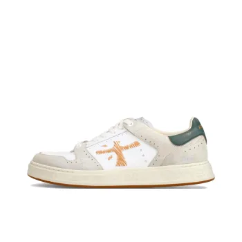 PREMIATA Quinn Low Top Skateboard Shoes Men's White Gray
