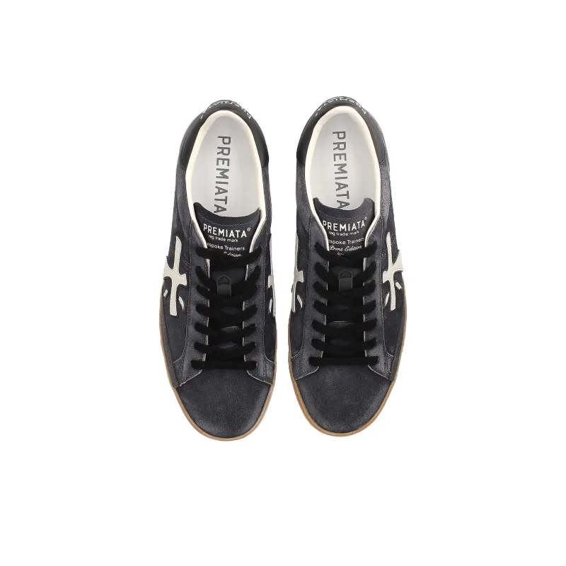 PREMIATA Steven Low-Top Skateboard Shoes Men's Gray-5