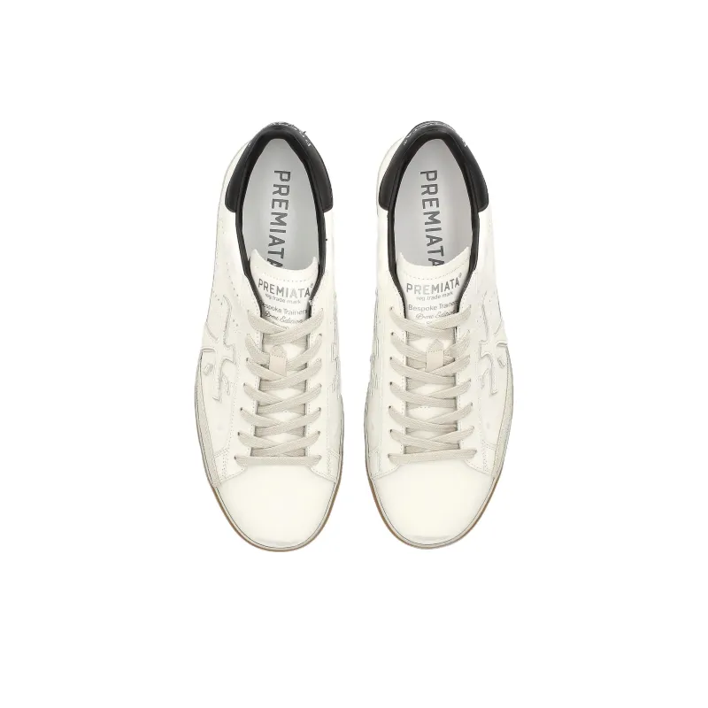 PREMIATA Steven Low Top Skateboard Shoes Men's White-4