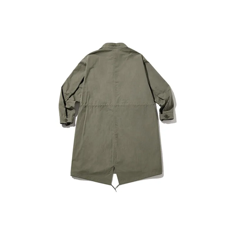 OddCIRKUS FW24 Trench Coat Unisex Olive Green-1