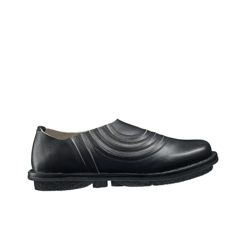 Trippen Rainbow Casual Single Shoes Women's Black-3