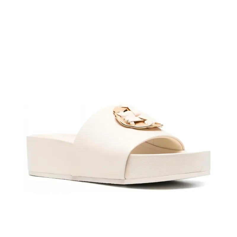TORY BURCH Odor Resistant Slide Slippers Women's White-1