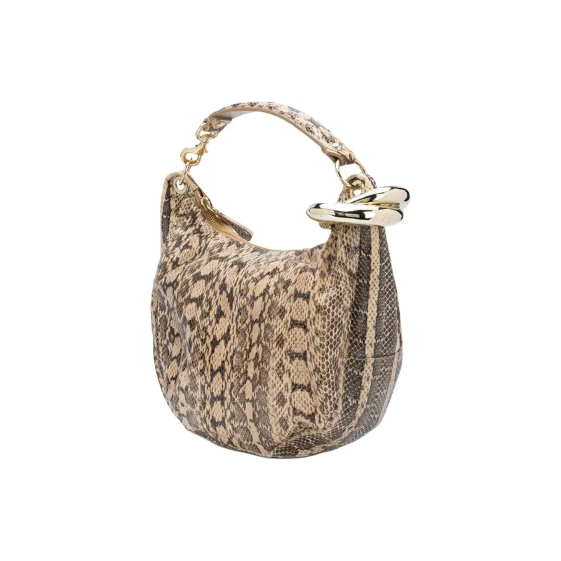 Jimmy Choo Sky Python-effect Hobo Bag-1