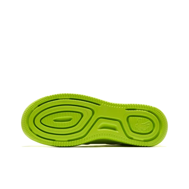 QIAODAN Skateboard Shoes Men Low Top Sour Lime Green-6