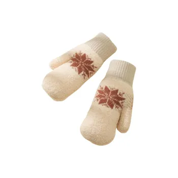 JEANSWEST Wool Knit Gloves Unisex