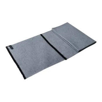 Anta Variety Training Collection Sheep Cashmere Fine Yarn Knit Scarves Unisex Light Gray