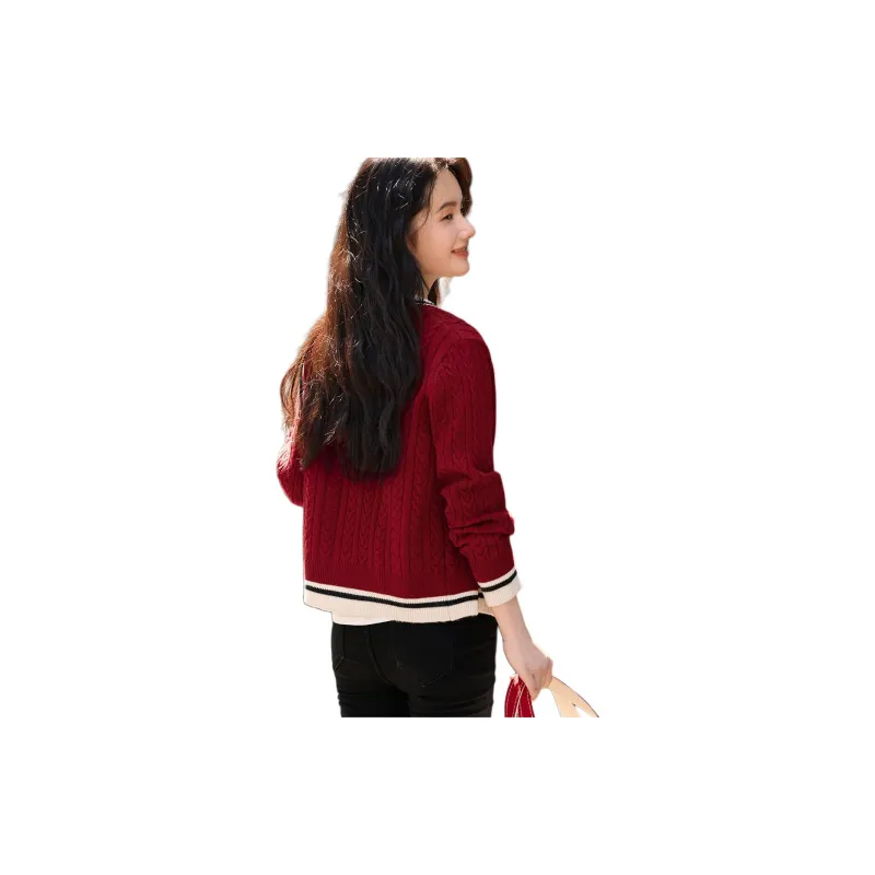 Mo Han Yi Mei Knitwear Women's Red-1