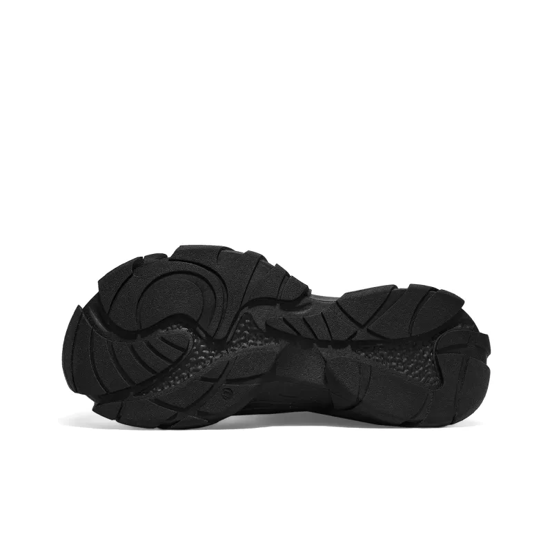 Binary Low Top Chunky Sneakers Men's Black-4