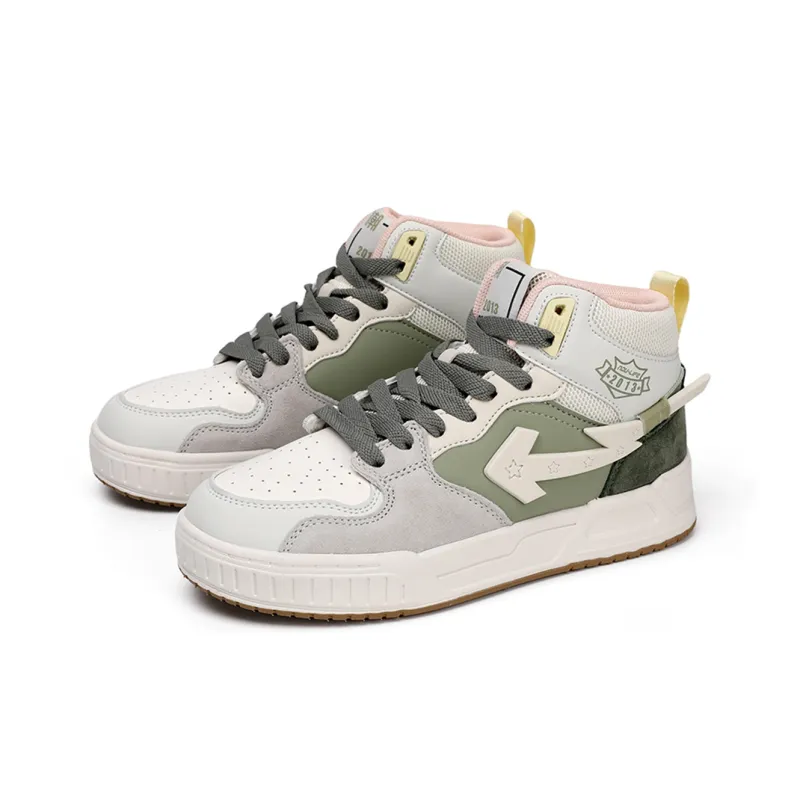 NDU Lightweight Anti-Slip High-Top Skateboard Shoes Women's-7