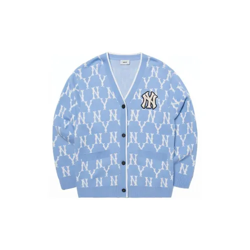 MLB Old Flower Sweaters Unisex Light Blue