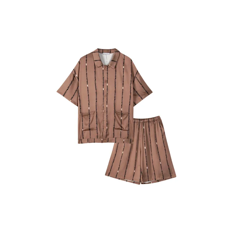 Same Language Pajamas Men's Camel-0