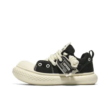 REPUSEN Skateboard Shoes Men Low Top Black/Beige