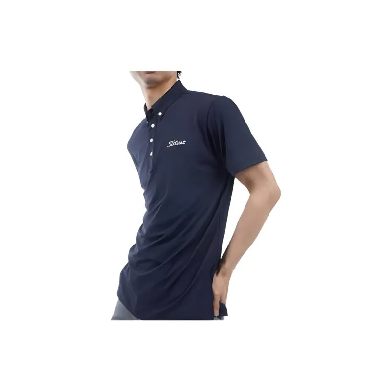 TITLEIST Polo Shirt Men's Marine Blue-2