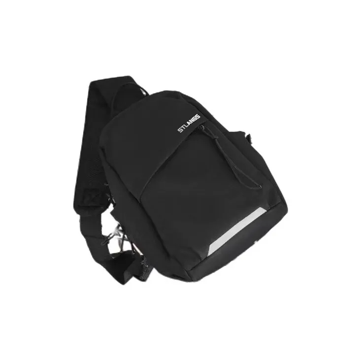 Techson Nylon Sling Bag Regular Unisex Black Green Blue Ecru-8