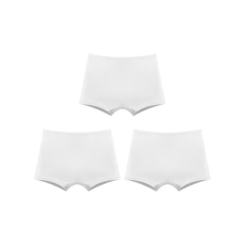 Badigao 3팩 화이트 여성 일회용 팬티