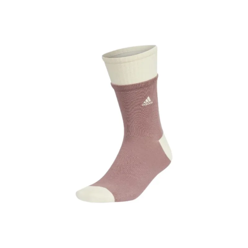 Adidas Mid Calf Socks Unisex 1 Pack Wonder Oxidized Red/Light Beige-0