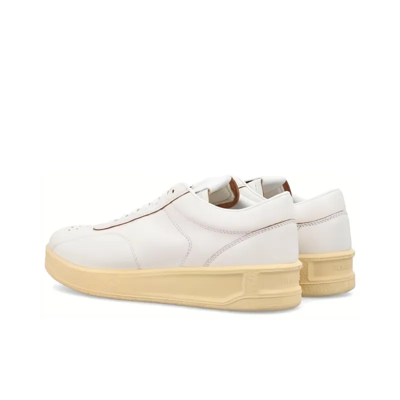JIL SANDER Lace-up Leather Sneakers-3