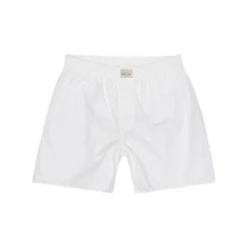 Stussy X Our Legacy Work Shop Boxer Short White Poplin