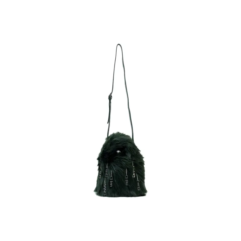 Feng Chen Wang Polyester Shoulder Bag, Crossbody Bag Regular Unisex Green-1