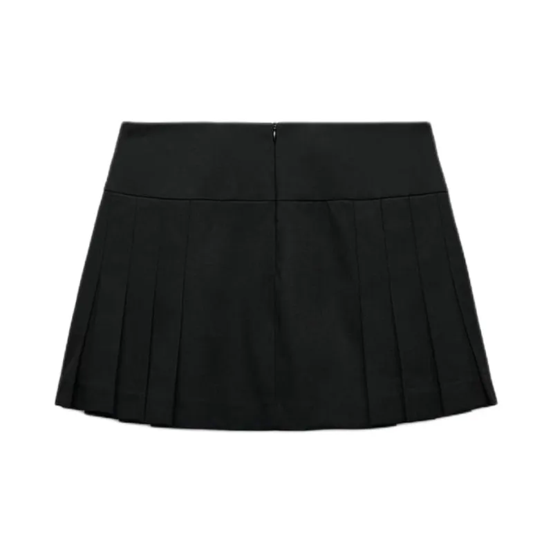 ZARA Casual Short Skirts Women's Black-1