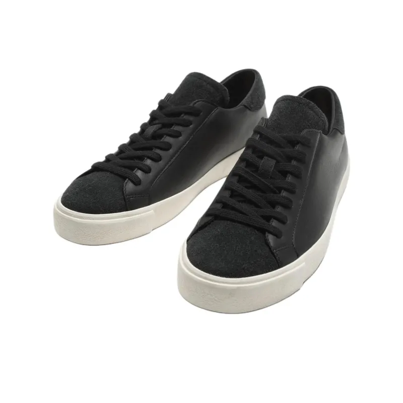 ZARA Low Top Skateboard Shoes Men's Black-2