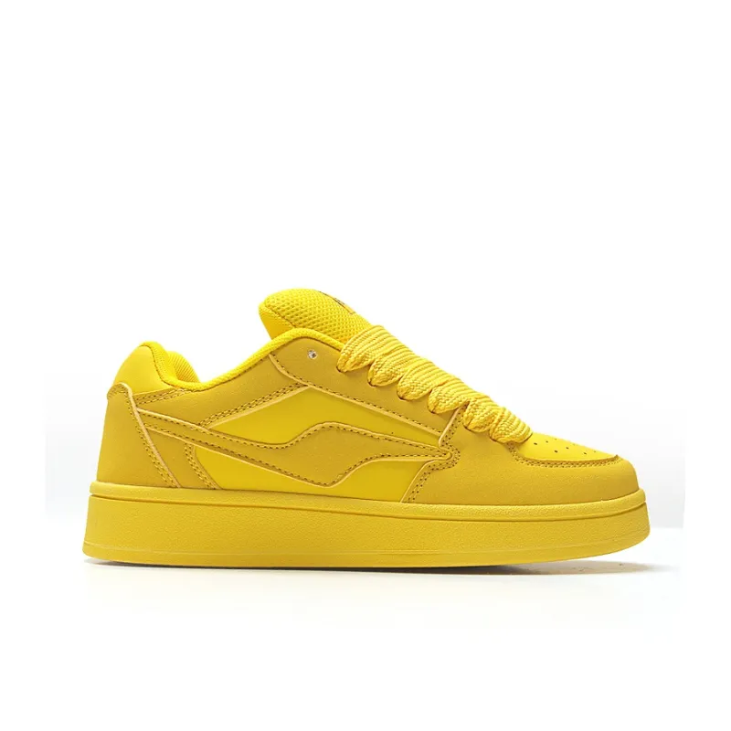 STUR YSN Wear resistant And Lightweight Low Top Skateboard Shoes Unisex Gold Coast-3