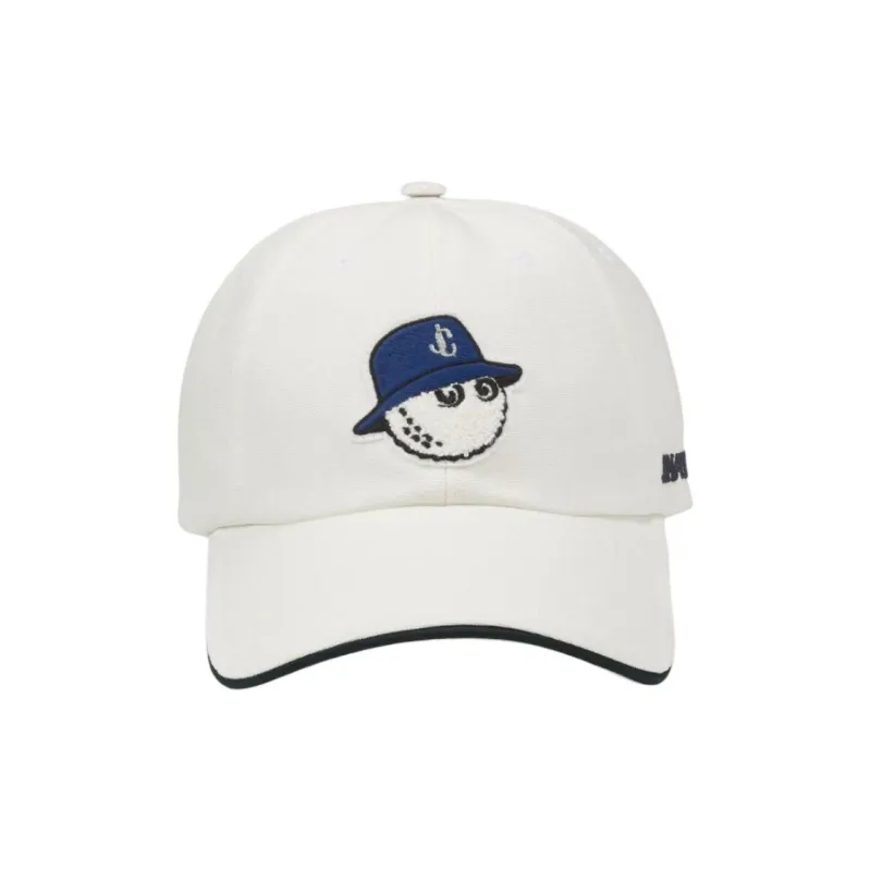 Jimmy Choo Cotton Fabric Baseball Caps Women's Latte-0