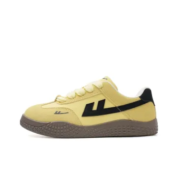Warrior German Army Trainers, Classic, Niche Lightweight Low Top Casual Shoes Women's Yellow Black Brown 1.0
