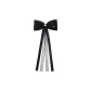 Black (Long Ribbon Single Bead) 000115