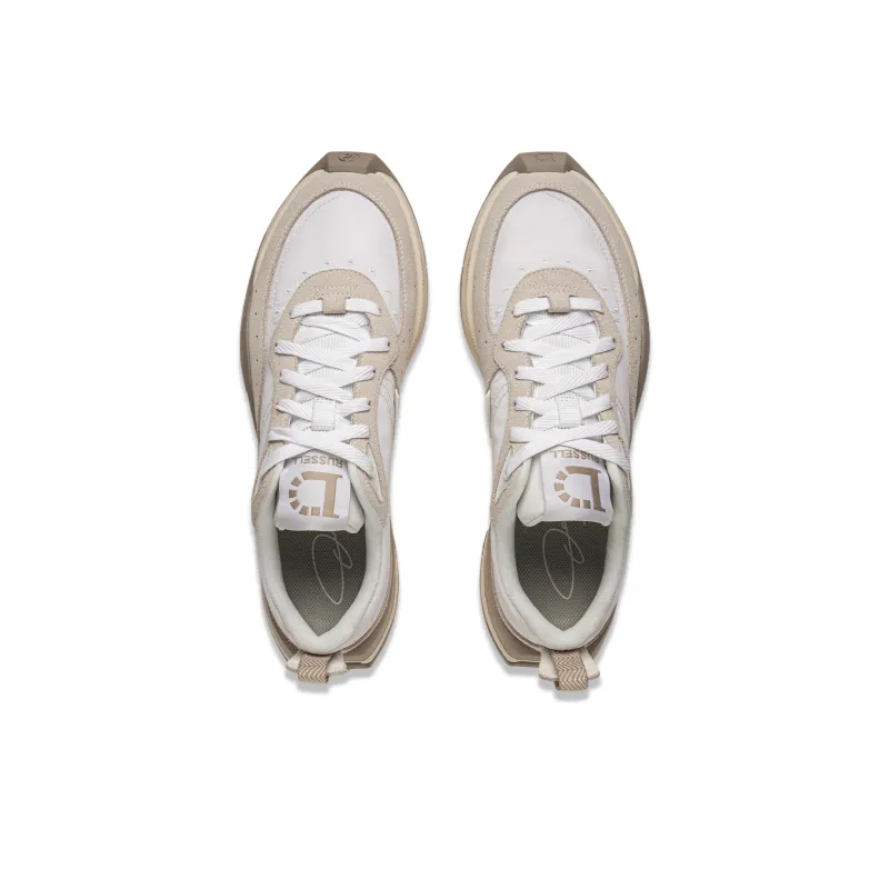 LiNing Cushioned Anti Slip Wear Resistant Breathable Lightweight Low Top Basketball Shoes Men's White Brown-3