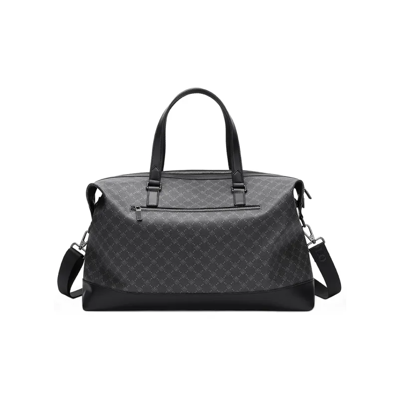 POLO PVC Synthetic Leather Travel Bag 28L Men's Dark Gray-6