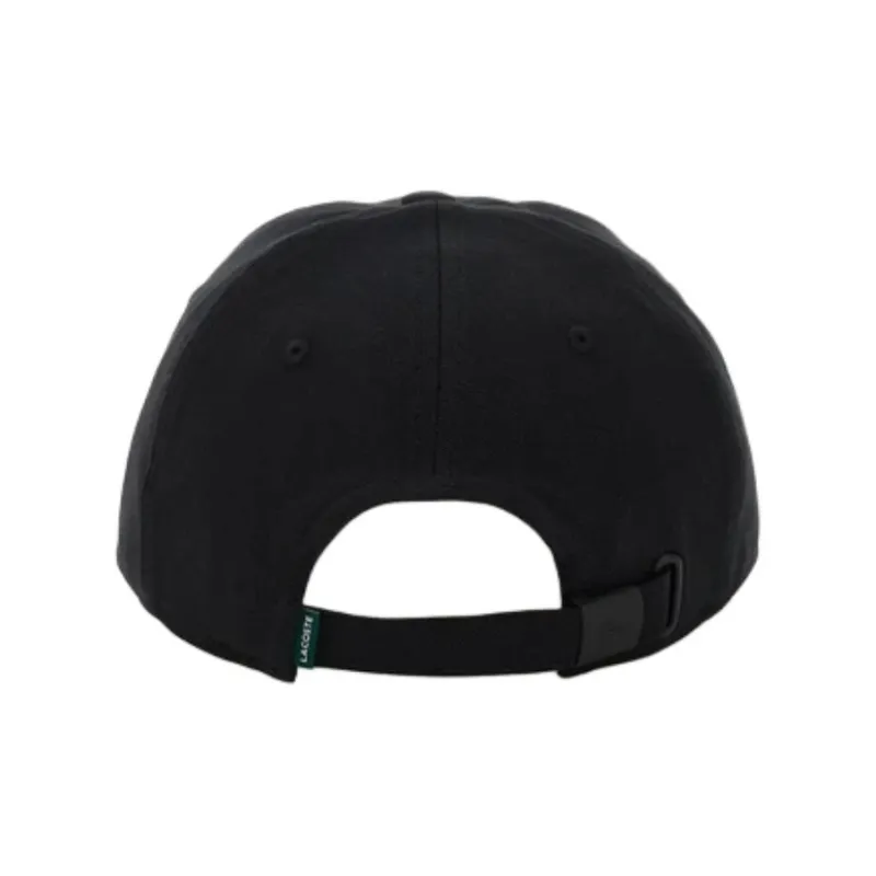 LACOSTE Organic Cotton Baseball Caps Men's Black-1