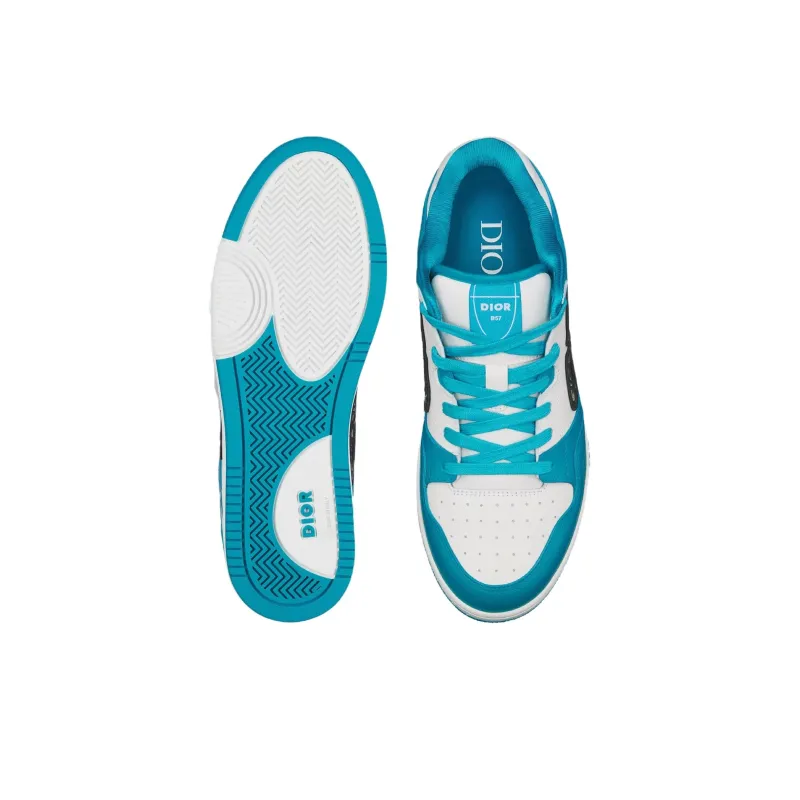 DIOR B57 Low Top Skateboard Shoes Men's Blue-4
