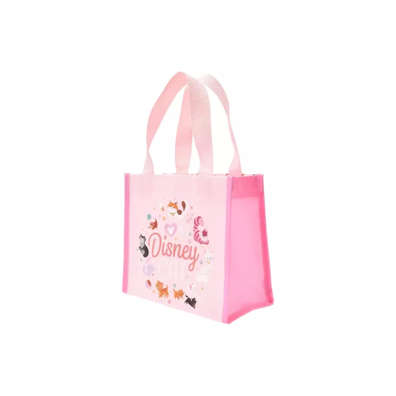 Disney Polypropylene Tote Bag Shopping Bag Handbag Small Size Women's Pink-1