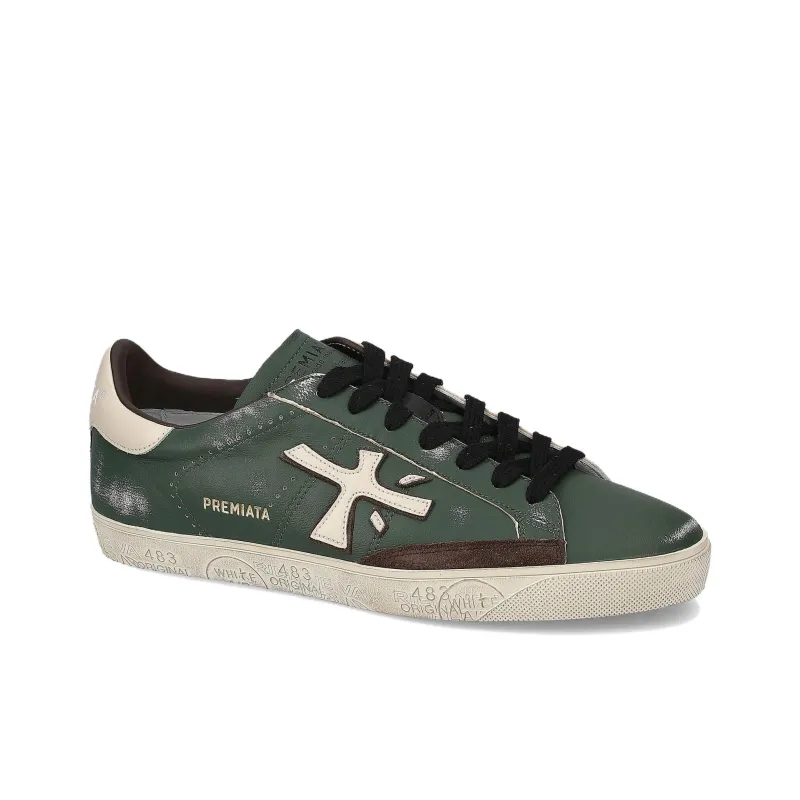 PREMIATA Steven Low-Top Skateboard Shoes Men's Green-2