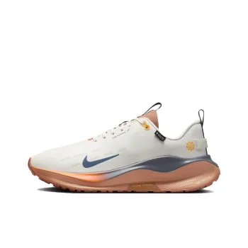Nike InfinityRN 4 Slip Resistant Water Resistant Low Top Running Shoes Men's White Orange