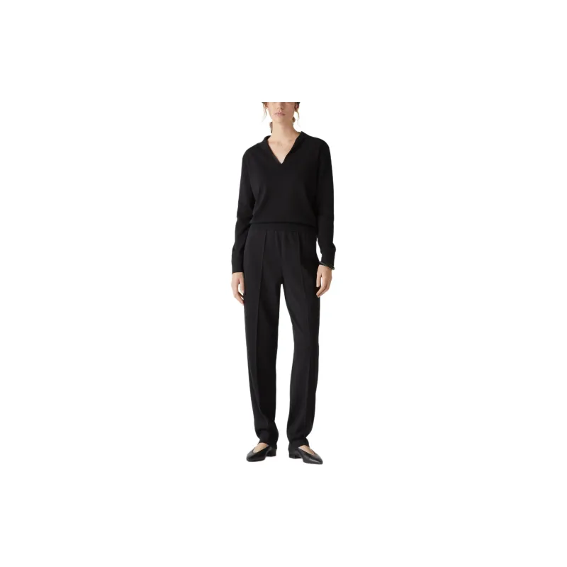 Loro Piana FW24 Casual Pants Women's Black-2