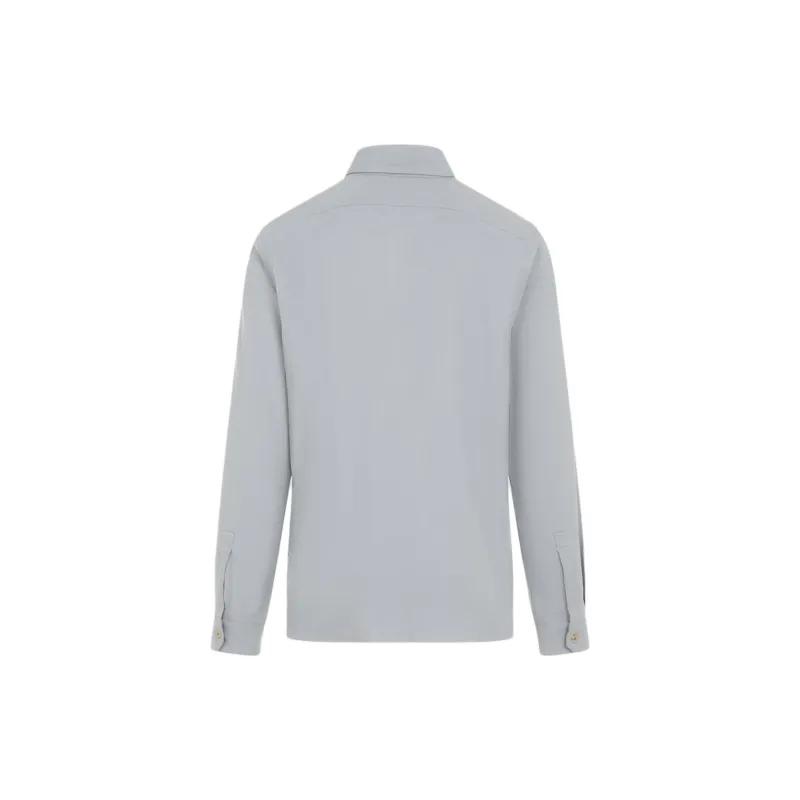 RICK OWENS Fleece Textured Work Shirt-1