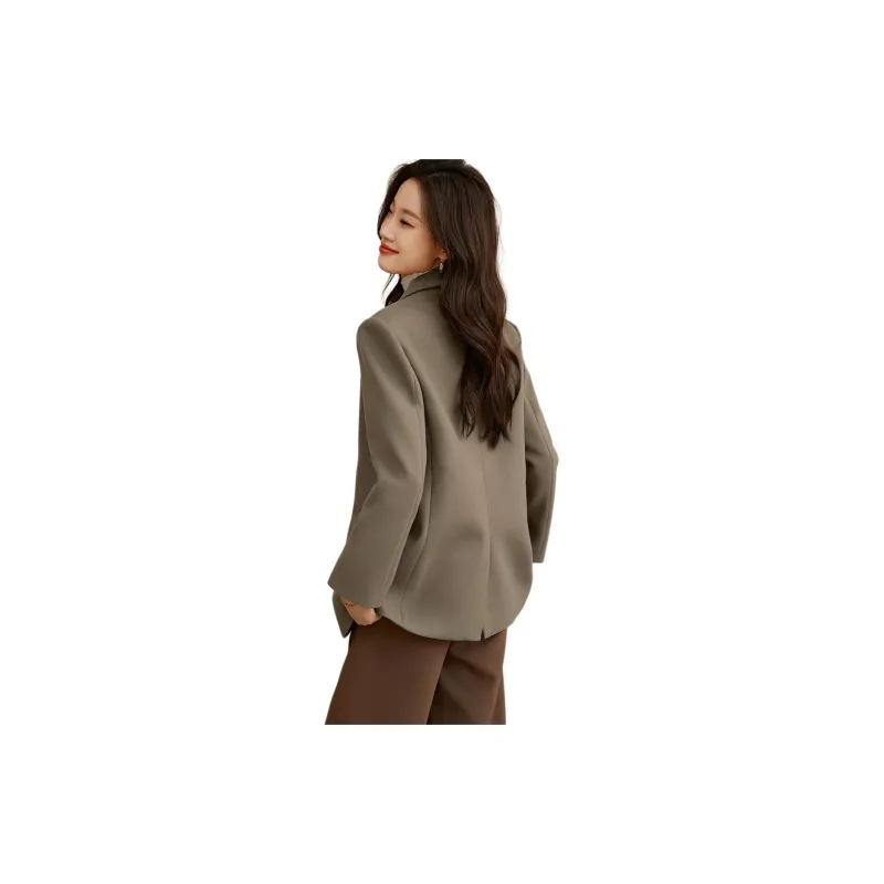 Mo Han Yi Mei Coat Women's Camel-1