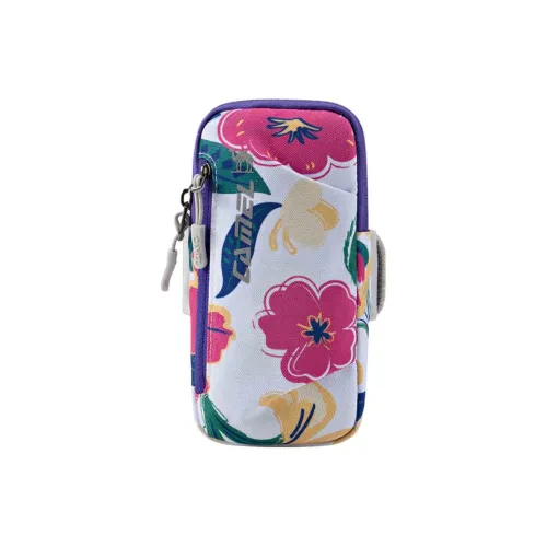 CAMEL Oxford Arm Bag Cell Phone Pouch Regular Unisex Oil Painting White