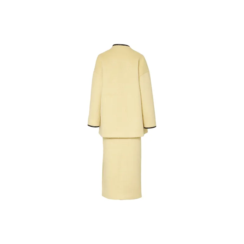 Duffy Fashion Skirt Set Women's Custard-1