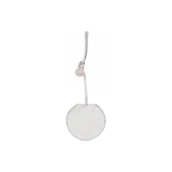 JIL SANDER Sheepskin Key Ring Bag Charm Bag Merch Women's Silver